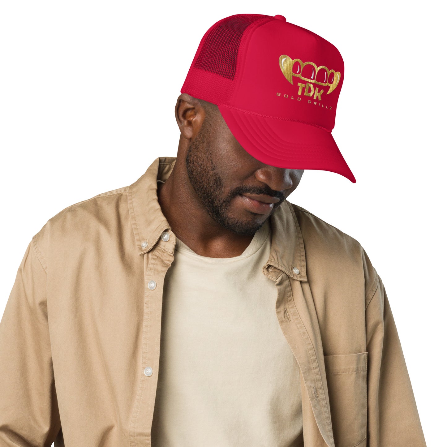 Foam trucker hat (embroidered)